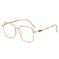 Square Blue Light Blocking Glasses Man And Women Black Oversized Optical Eyeglasses Vision Spectacles Big Frame Computer Eyewear