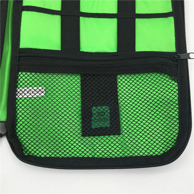 Gadget Cable Organizer Bag Travel Digital Electronic Accessories Storage Bag USB Charger Power Bank Holder Cable Makeup Box Bags