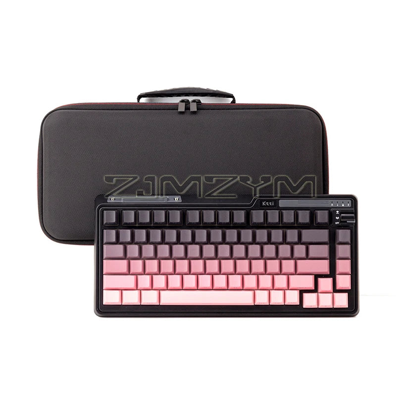 75% Keyboard Storage Bags Hard EVA  Keyboards Case Soft Interior Comfortable Carrying Handle Case For Mechanical Keyboard