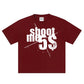 Harajuku Oversized Streetwear Men's Clothing SHOOTME5$ Graphic Print Tshirt Cotton Hip Hop Letter Short Sleeve Tops Tee Goth Y2k