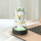 Everlasting Rose LED Glass Dome Bouquet Romantic Illuminated Ornament Perfect Valentine's Day Christmas Home Decor Romantic Gift