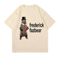 Frederick Fazbear The Fancy Bear Fnaf Tee Shirt Men Women Funny Meme Clothing T Shirt Pure Oversized Short Sleeve T-shirt