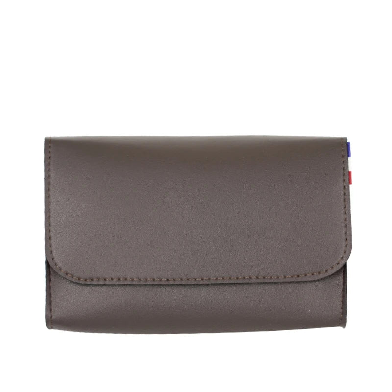 Magnetic Button PU Leather Pouch Chargers Storage Bags Sleeve For Macbook Accessories Mouse Data Line Power Spply Storage Bag