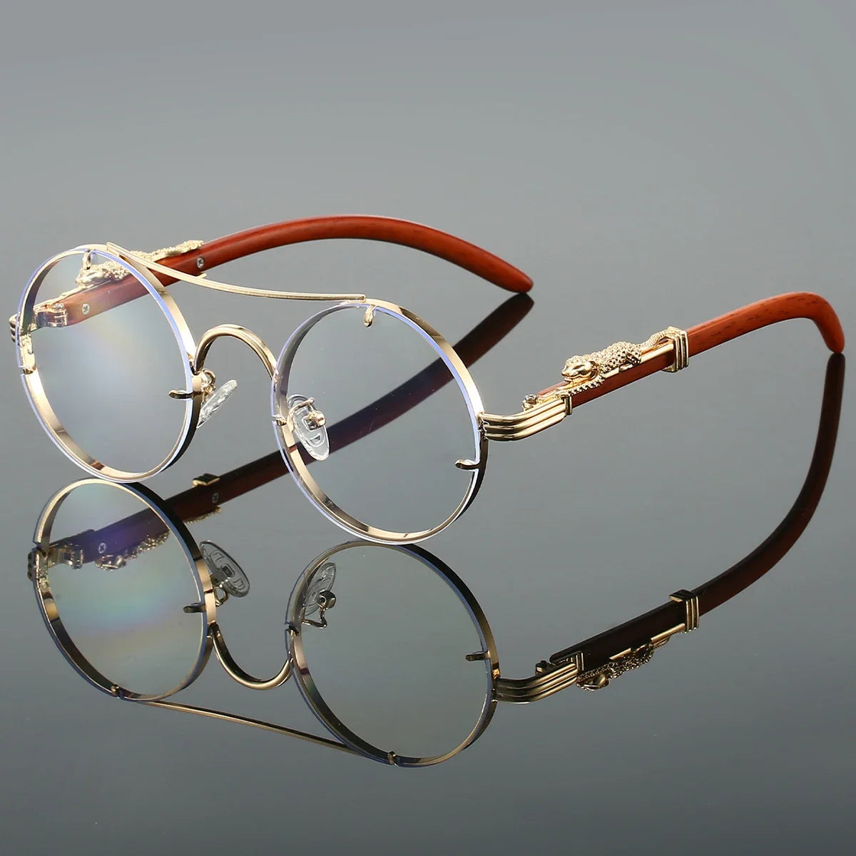 Luxury Retro Oval Metal Sunglasses for Women Men Luxury Fashion Brand Female Sun Glasses Punk Unisex Stylish Shades UV400