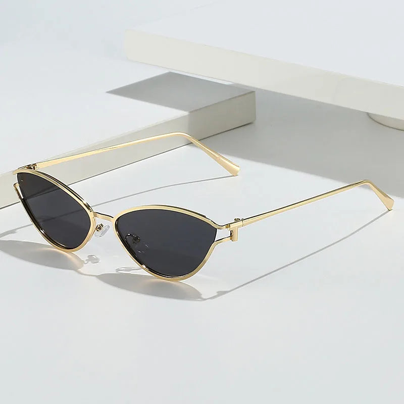 Cat Eye Shape Women Sunglasses European American Vintage Stylish Sun Glasses Fashion Trendy Sunglass Women