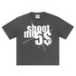 Harajuku Oversized Streetwear Men's Clothing SHOOTME5$ Graphic Print Tshirt Cotton Hip Hop Letter Short Sleeve Tops Tee Goth Y2k