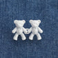 Cute Bear Jeans Buckles Jeans Pants Waistline Reduction Adjustable Metal Buckle Skirt Jeans Tools Trousers Accessories