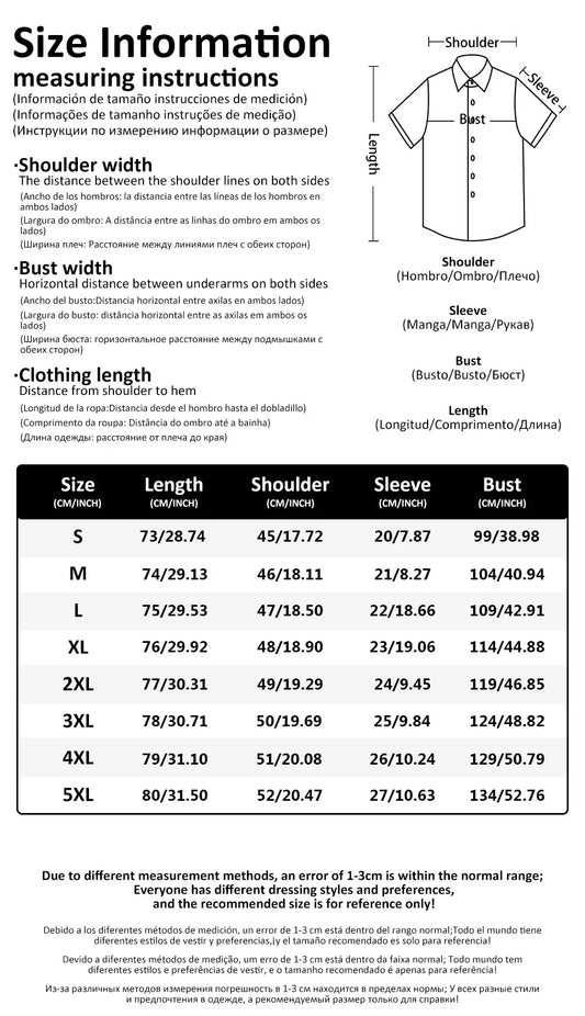 Men's Shirt Color Ink 3D Printing Hawaiian Shirts for Men Casual Short Sleeve Lapel Tops Loose Oversized Shirt Men Clothing