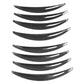 4 Pcs Carbon Fiber Black/Gloss Black Car Wheel Fender Flares Fit For Tesla Model 3 2017‑2022