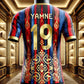 2025 New Summer Traditional ornamentation Yamal Num 19 CHATGPT Design Football Breathable Jersey Oversized O-neck Soccer Tee