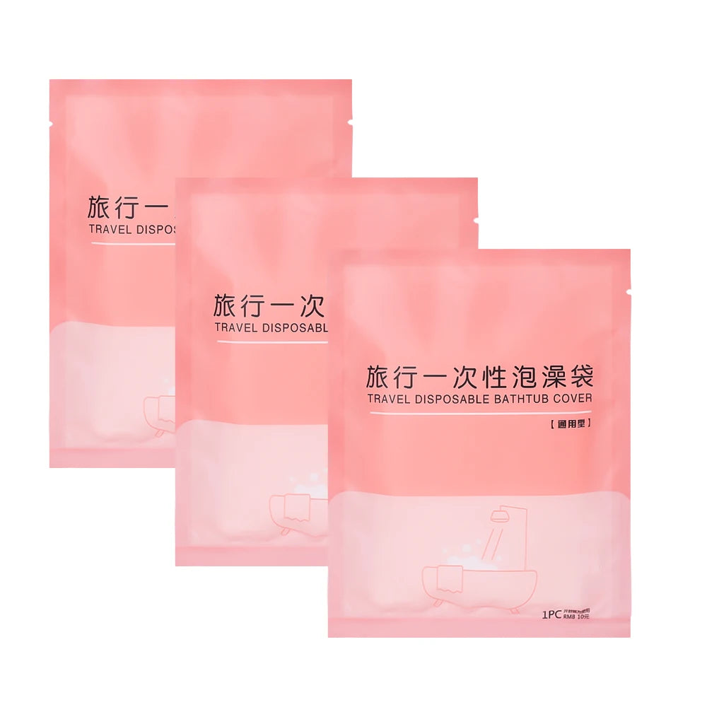 1/3/10PCS Disposable Bathtub Cover Portable Bathtub Liner Oversized Salon Home Travel Hotel Cleaning Anti Dirt Protective Film
