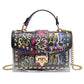 Brand Women Studded Graffiti Crossbody Bags Fashion Shoulder Bag For Ladies Female Luxury Designer Handbags 2023 High Quality
