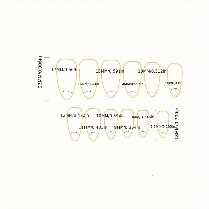 24 Pieces of White French Wearable Nails, Ice-Transparent Almond Nails, Fake Nail Patches, Simple Style Manicure, Finished Manicure