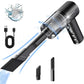 1pc120W High Power Wireless Vacuum Cleaner Dual Use for Home and Car Powerful Vacuum Cleaner Black