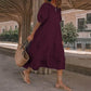 Vintage Loose Maxi Long Dress Summer Women O-Neck Half Lantern Sleeve Boho Party Beachwear Dresses ZYYX-1182