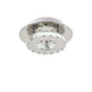 KOMORE Modern Small Crystal LED Ceiling Light, Square / Round for Office, Living Room, Bedroom, Kitchen, Hallway