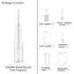 XIAOMI MIJIA Portable Oral Irrigator,Four Modes,1400 Time/m Water Spray,200ML Water Tank,Irrigator Dental Water Flosser Pick Jet
