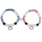 New 2Pcs/Set Crystal Hello Cat Beaded Bracelets for Lovers Heart Magnetic Matching Couple Bracelets Girls Festival Jewelry Gifts