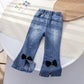 Kids Jeans 2023 Girls Jeans Bow Kids Clothes Girls Clothes 1 To 6 Years Jeans for Girls Baby Girl Jeans Pants