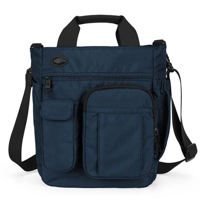 Multi Function Men's Shoulder Messenger Bag With Headphone Hole Waterproof Travel Handbag Large Capacity Storage Bags сумкаbolso