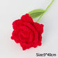 1pc Tulip Crochet Flowers Artificial Woven Flowers Handmade Tulipanes Wedding Gift for Guest Home Decoration Mother's Day Gift