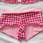 Y2K Sexy Rhinestone Cross Bikini Kawaii Bikini Gothic Bikini Swimsuit Goth Bathing Suit Summer Holiday Beachwear Bra Brief Sets