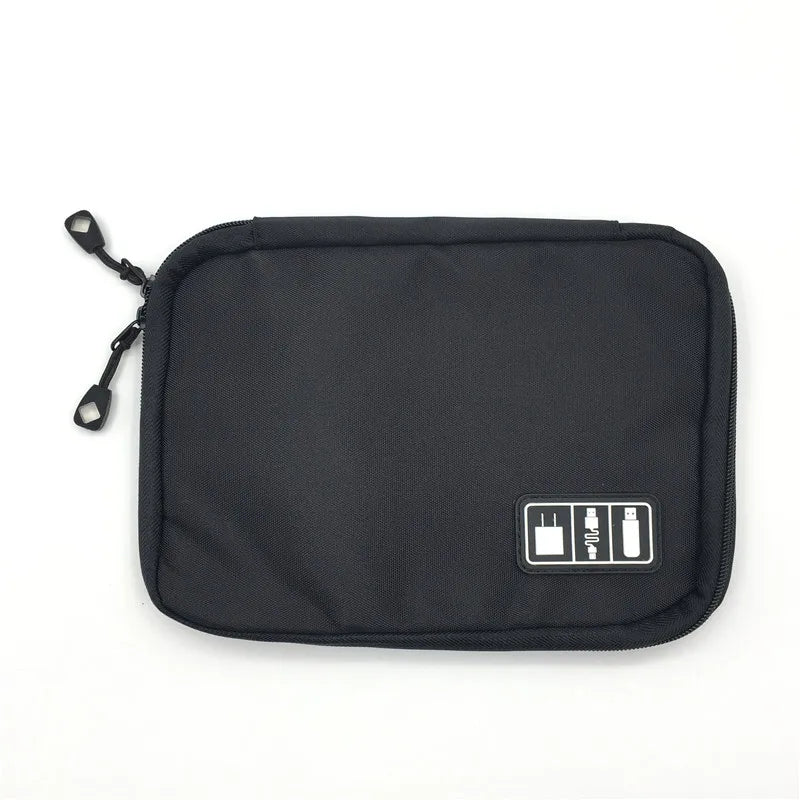 Gadget Cable Organizer Bag Travel Digital Electronic Accessories Storage Bag USB Charger Power Bank Holder Cable Makeup Box Bags