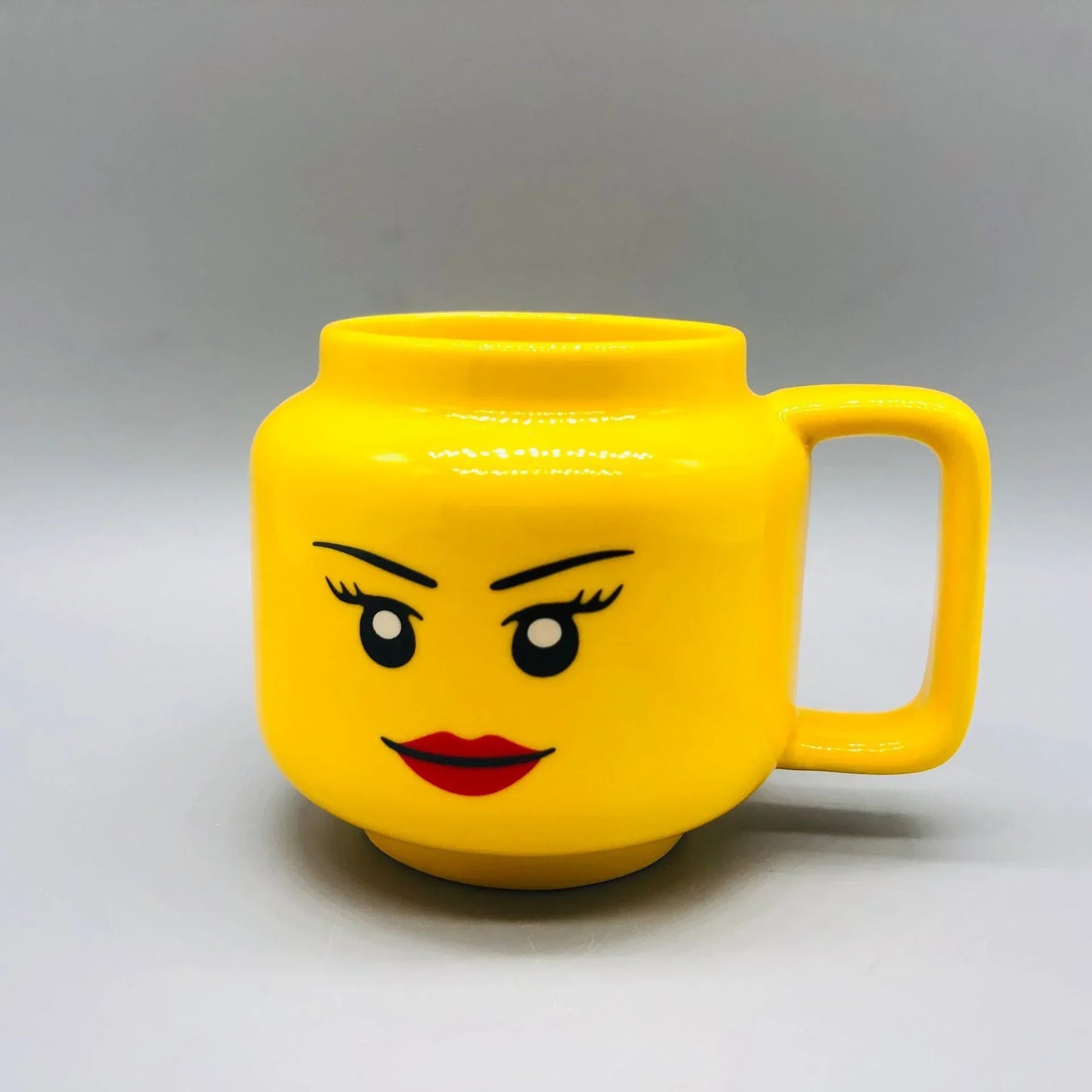 Party Favor Gifts Cute Cartoon Mug for Coffee Milk Tea Ceramic Cup Drinkware with Creative Impish Expression Pattern