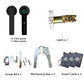 RAYKUBE M5 Tuya BLE Smart Fingerprint Door Lock Digital Electronic Lock with Password/Key/IC Card/ Smartlife/ Tuya APP Unlock