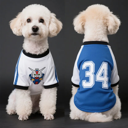 Pet Clothes For Dogs Pet Supplies Breathable Cool Comfortable Soccer Jerseys Small-sized Dog Breeds Cool And Stylish