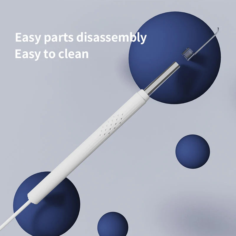 5.5mm Smart Visual Ear Cleaner Ear Stick Endoscope Earpick Camera Otoscope Ear Cleaner Ear Wax Remover For Android Smartphone PC
