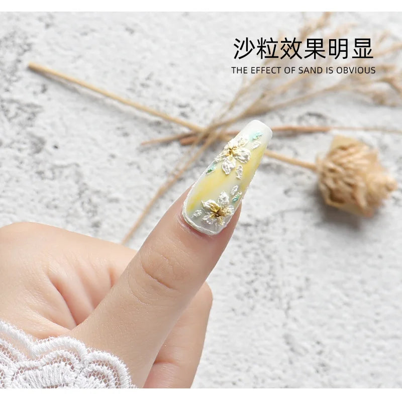 8g Nail Drawing Gel 3D Modeling Gypsum Gel Polish Plaster Glue Art Design DIY Flowers Painted Carved Nail Gel For Manicure Decor