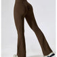 Flare Leggings Yoga Pants Women Bell-bottoms Yoga Trousers High Waist Fitness Pants Stretch Gym Casual Sports