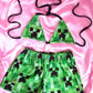 Y2K Sexy Rhinestone Cross Bikini Kawaii Bikini Gothic Bikini Swimsuit Goth Bathing Suit Summer Holiday Beachwear Bra Brief Sets