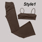 Gym Leggings Women High Waist Flared Pants Cross Waist Sport Tights Ladies Push Up Fitness Leggin Workout Clothes