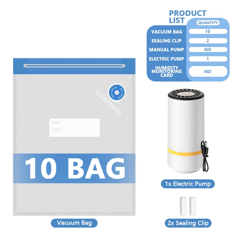 Filament Vacuum Storage Bags with Hand/Electric Pump, 3D Printer Accessories, for PLA ABS PETG Nylon TPU ASA Filament Keep Dry