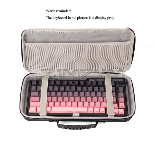 75% Keyboard Storage Bags Hard EVA  Keyboards Case Soft Interior Comfortable Carrying Handle Case For Mechanical Keyboard