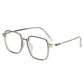 Square Blue Light Blocking Glasses Man And Women Black Oversized Optical Eyeglasses Vision Spectacles Big Frame Computer Eyewear