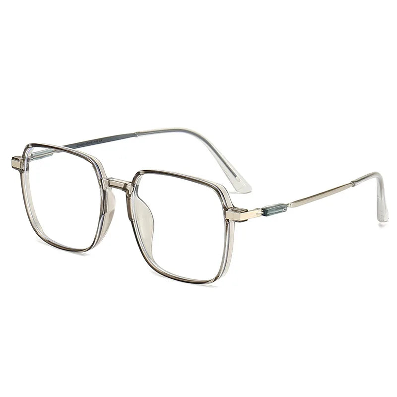 Square Blue Light Blocking Glasses Man And Women Black Oversized Optical Eyeglasses Vision Spectacles Big Frame Computer Eyewear