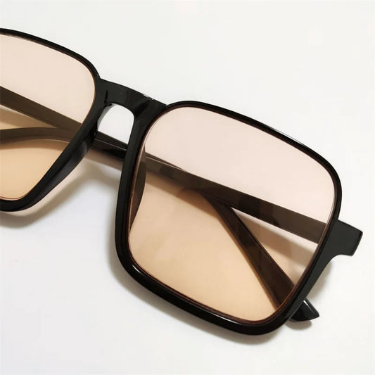 Oversized Square Sun Glasses For Men Women 2022 Fashion Popular Ins Luxury Brand Design Eyewear Trending Uv400 Shades New