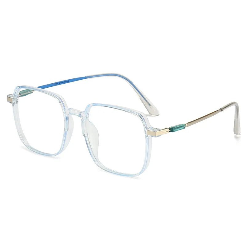 Square Blue Light Blocking Glasses Man And Women Black Oversized Optical Eyeglasses Vision Spectacles Big Frame Computer Eyewear