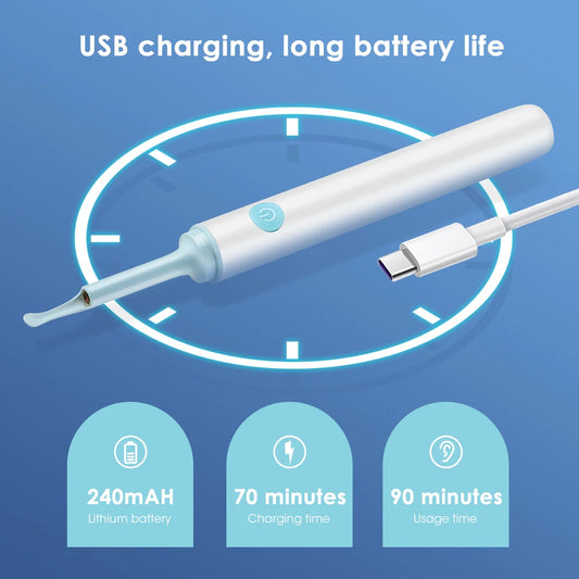 3.9mm Wireless Intelligent Ear Cleaner 1080P Visual Otoscope Camera Ear Wax Remover Pick Spoon Cleaning Tools Luminous Endoscopy