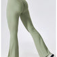Flare Leggings Yoga Pants Women Bell-bottoms Yoga Trousers High Waist Fitness Pants Stretch Gym Casual Sports
