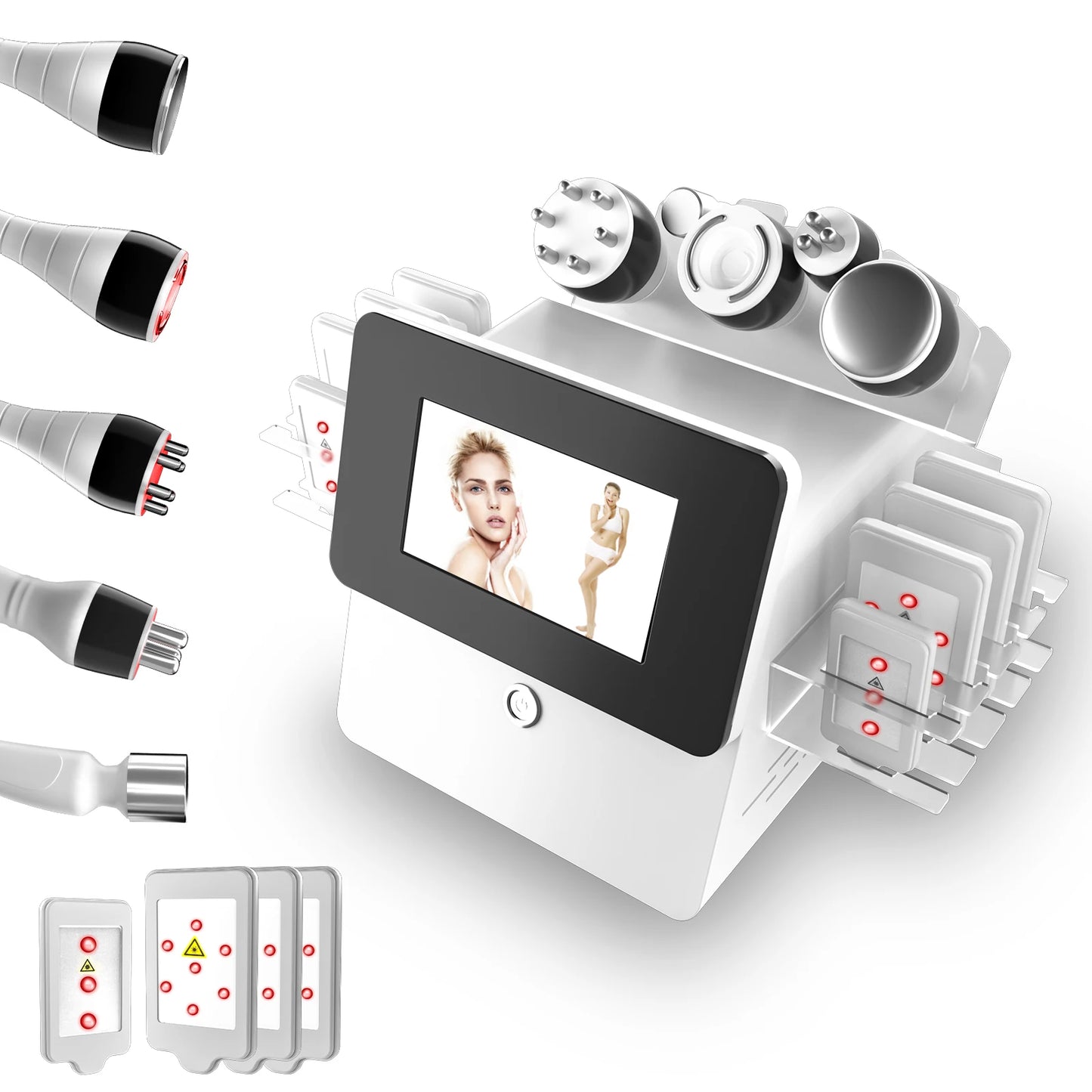 6 in 1 Cavitation Ultrasonic Weight Loss Lifting Wrinkle Firming Skin Slimming Body Massage Shaping Beauty Instrument