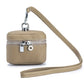 New Women's Genuine Leather Compact Halterneck Coin Purses Simple and Portable Makeup Storage Bag Mini Headphone Bags
