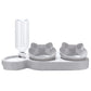 3 in 1 Cat Feeder Automatic Water Dispenser Double Bowl Pet Bowl for Small Dogs Cats Pet Food Container Cat Accessories