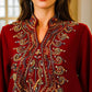 Morocco Turkey Beaded Gown Dubai Embroidery Party Long Dress Abaya Muslim Robe Kaftan Arab Clothes