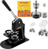 Button Maker Machine, Multiple Sizes 1.25+2.25in/1+2.25in/75mm3in Badge Punch Press Kit, Children DIY Gifts Pin Maker, Button Ma