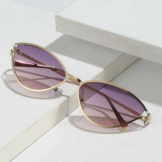 Cat Eye Shape Women Sunglasses European American Vintage Stylish Sun Glasses Fashion Trendy Sunglass Women