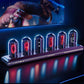 RGB Glow Tube Clock DIY LED Electronic Nightlights Silent Table lamp Digital Watch Decoration for Home Desktop Decoration